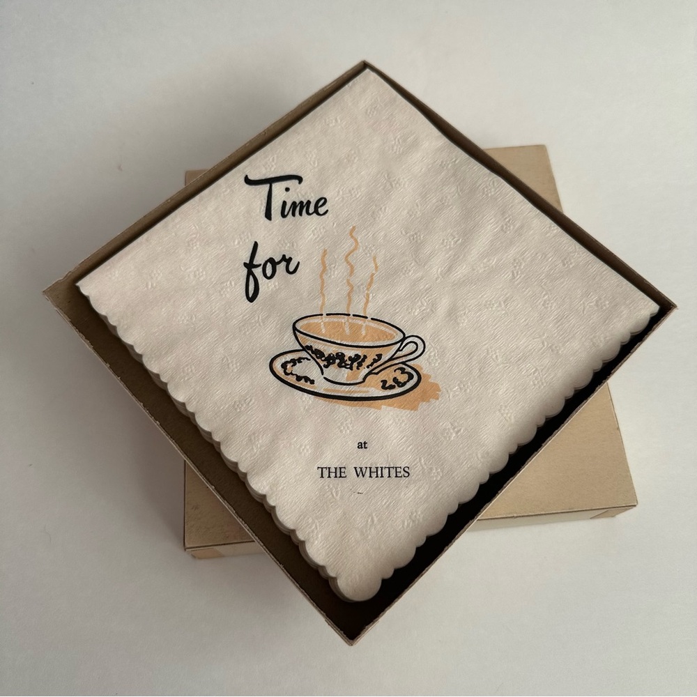 Custom Vintage Tea Napkins